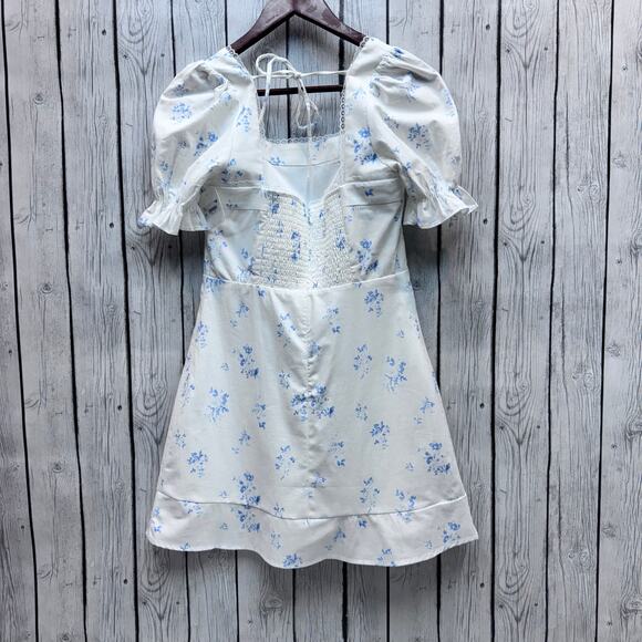 NWT Altar'd State Lucia Floral Mini Dress Size Small - Picture 3 of 6